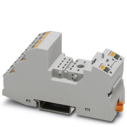Phoenix Contact Socket; RIF-2-BPT/4X21; 14-Blade; Push-In Terminal; for REL-IR Relays; DIN Rail Mount